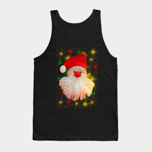 Santa's face with lights Tank Top